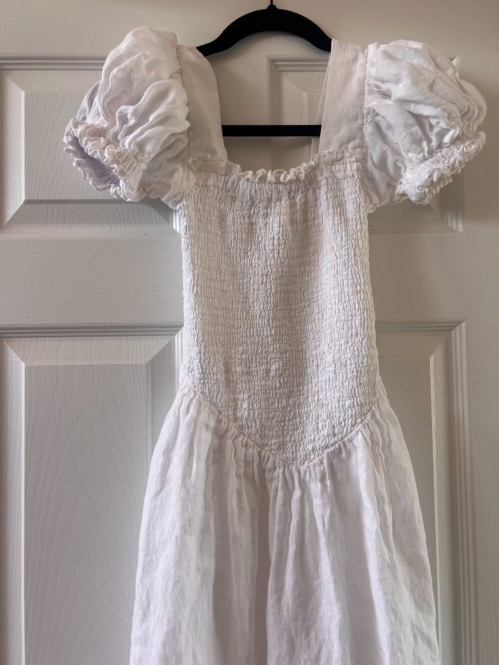 SLEEPER Belle Linen Midi Dress Size Small - Picture 4 of 5